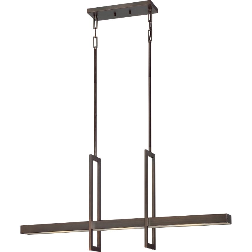 Nuvo Lighting Frame 62-116 LED 3 Light 36 Inch Linear Suspended Pendant