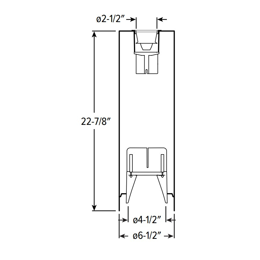 H.E. Williams 6CRDI LED 6 Inch Direct / Indirect Cylinder