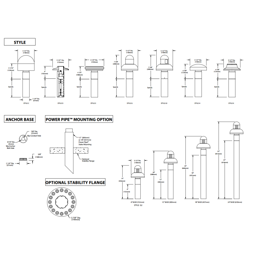 BK Lighting CS-LED Camino Star™ LED Pathlight
