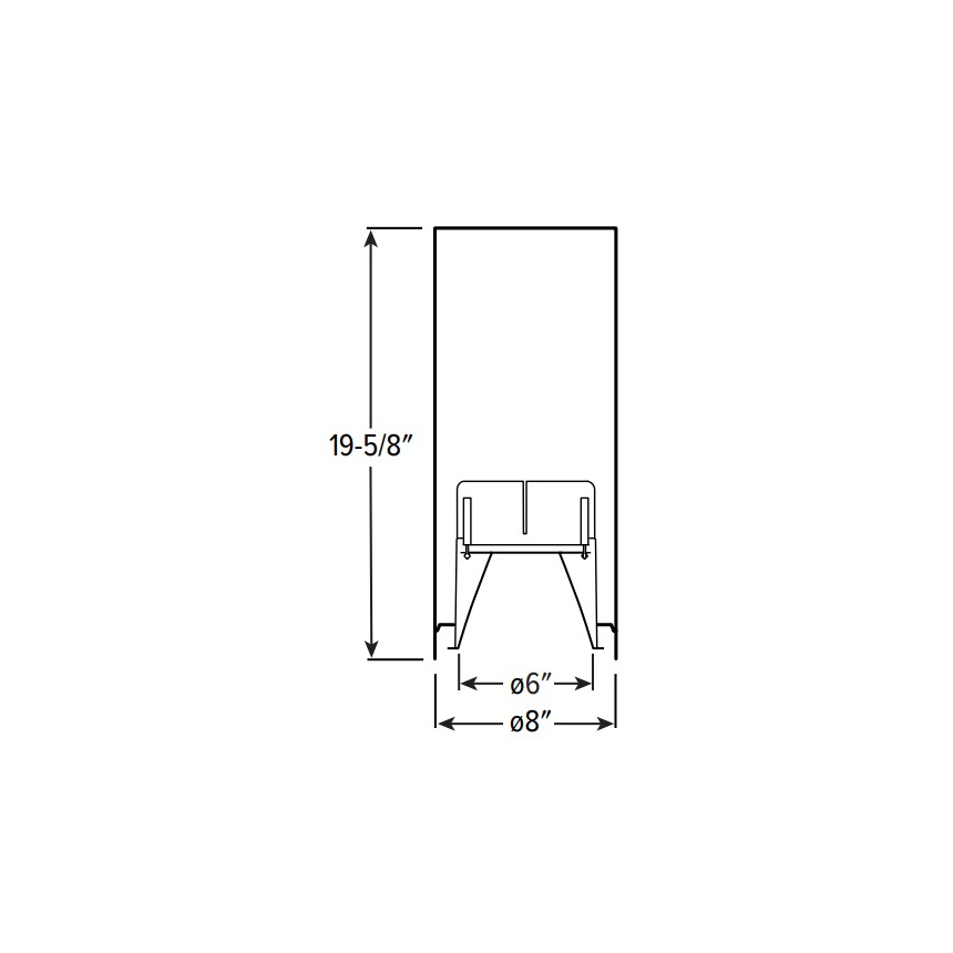H.E. Williams 8CR LED 8 Inch Cylinder