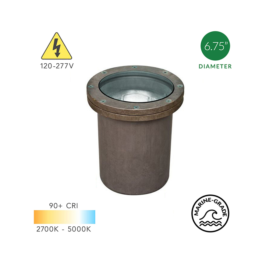 7-Inch In-Ground LED Well Light