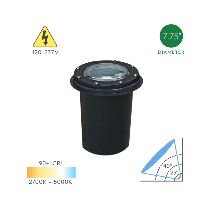 8-Inch In-Ground LED Well Light