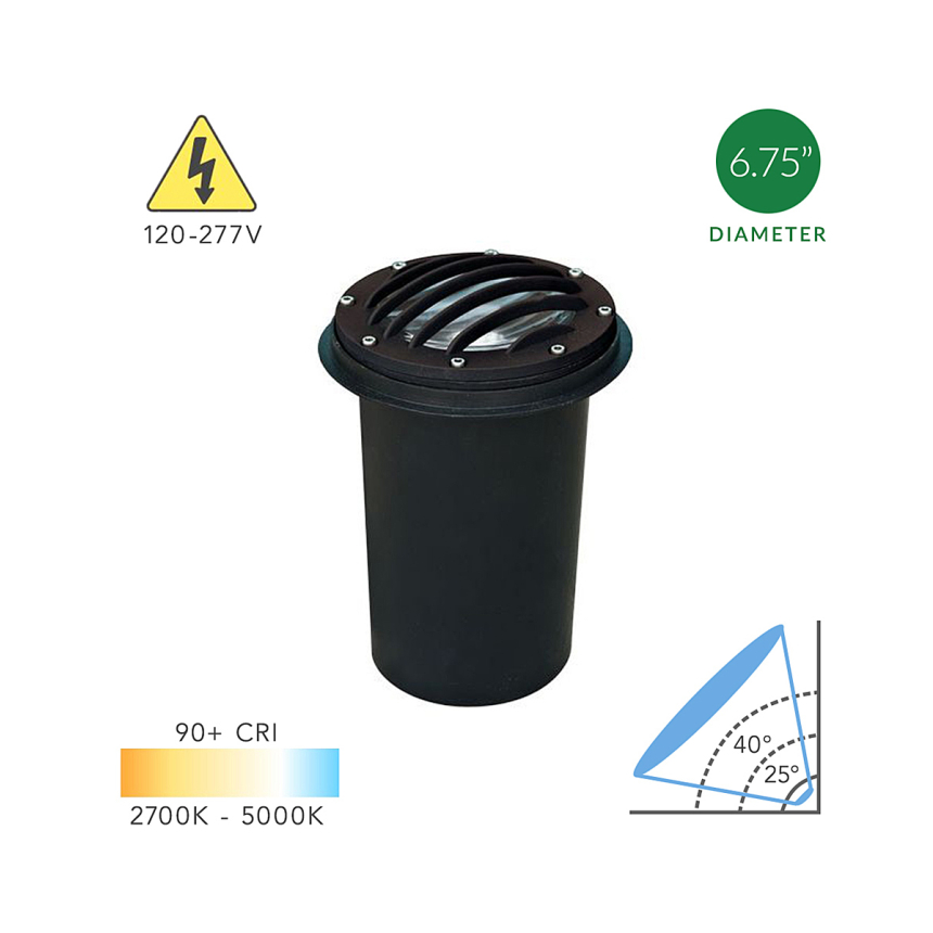 7-Inch In-Ground LED Well Light