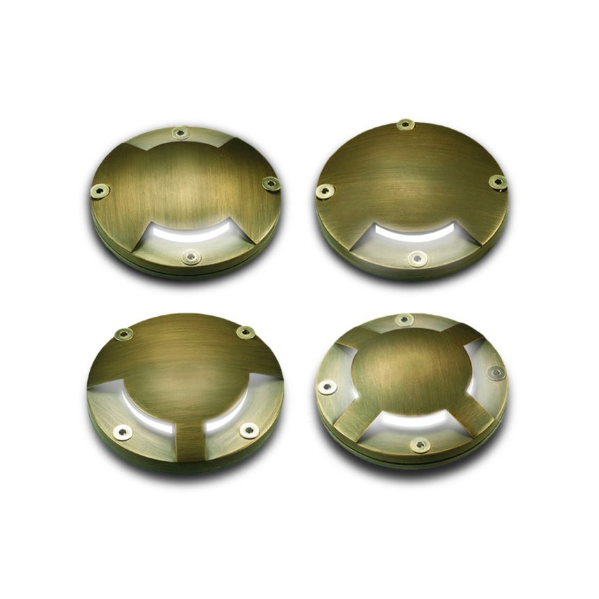 4-Inch In-Ground LED Well Light | Dual 90° Beams