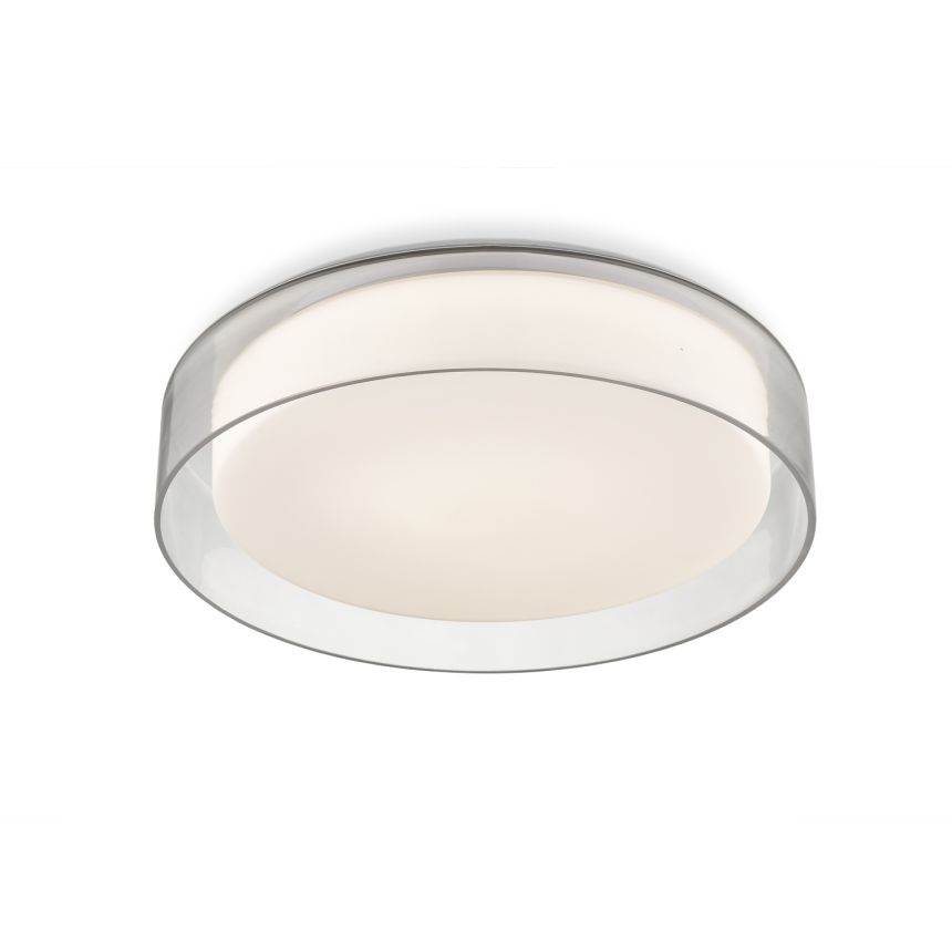 Aston Clear Flush Mount by Kuzco