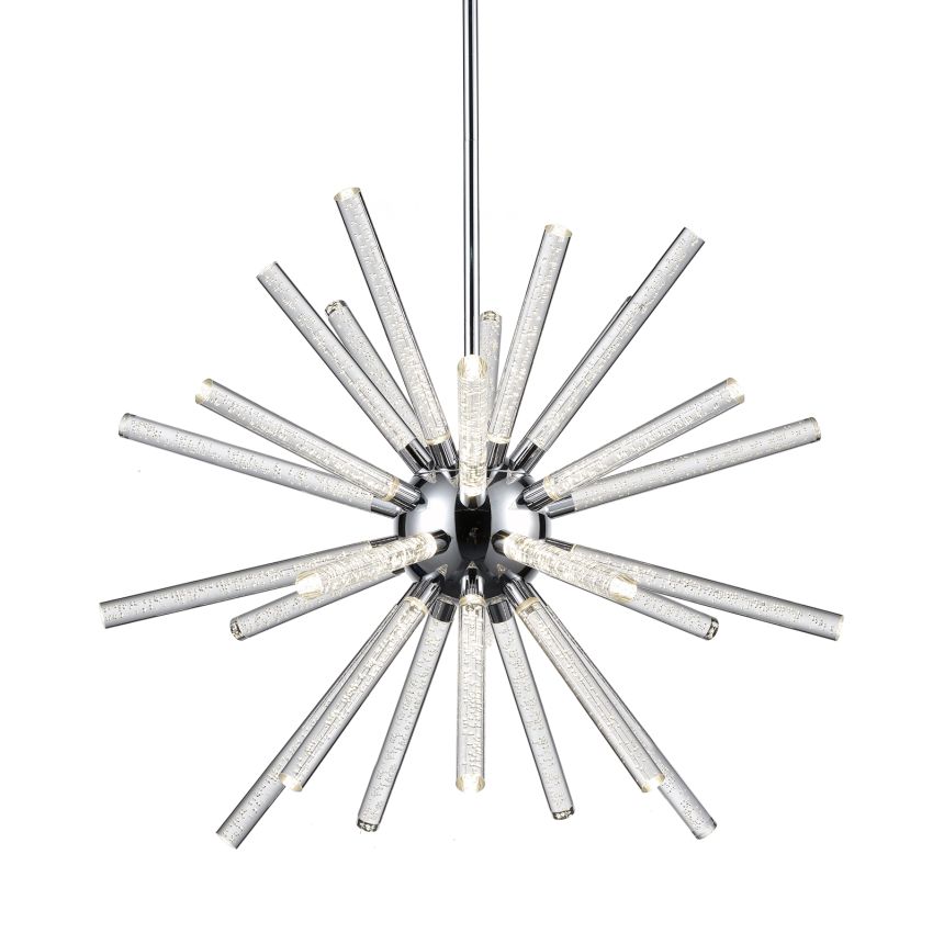 Astro Chrome Chandelier by Kuzco