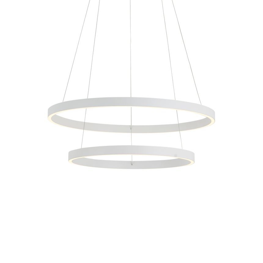 Cerchio White Chandelier by Kuzco