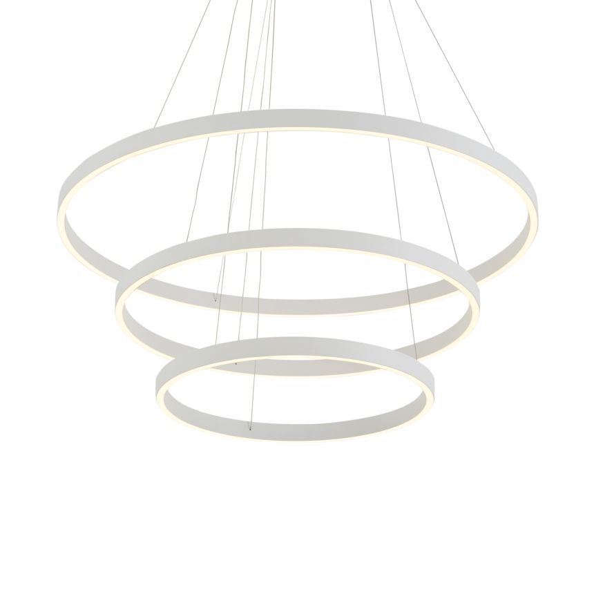 Cerchio White Chandelier by Kuzco