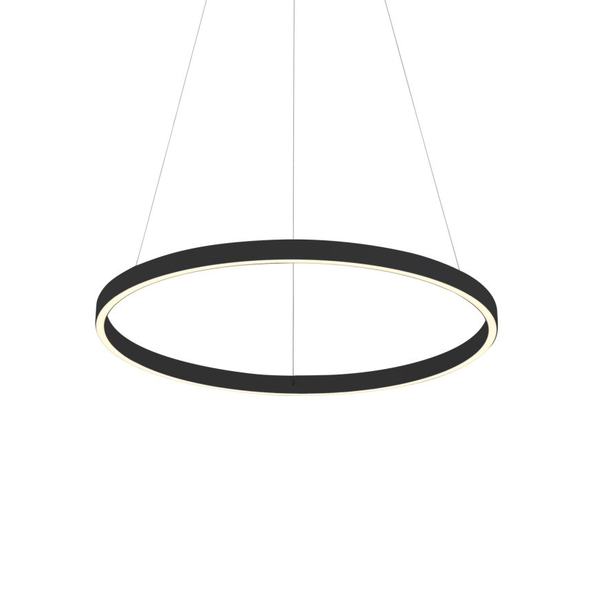 Cerchio Black Pendant by Kuzco