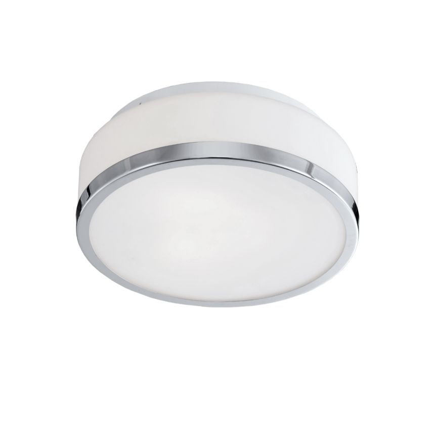 Charlie Chrome Flush Mount by Kuzco