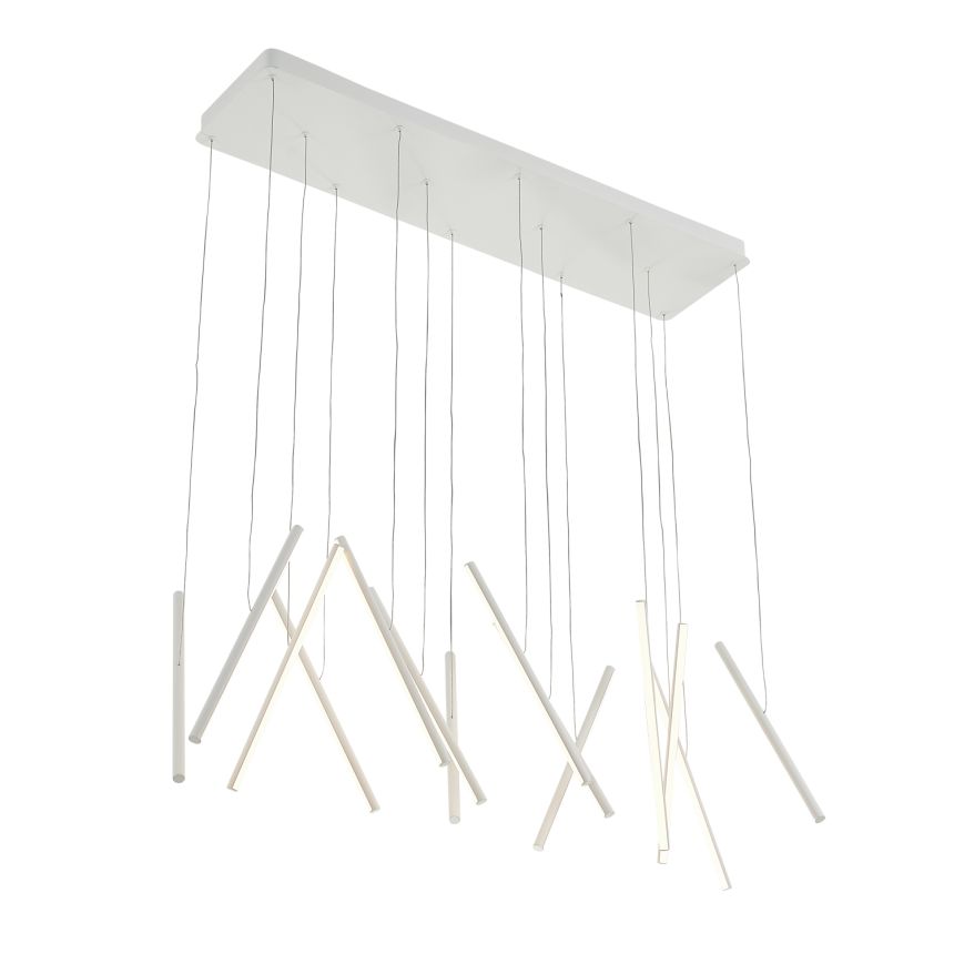 Chute White Pendant by Kuzco