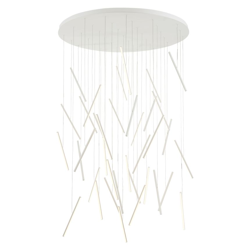 Chute White Pendant by Kuzco