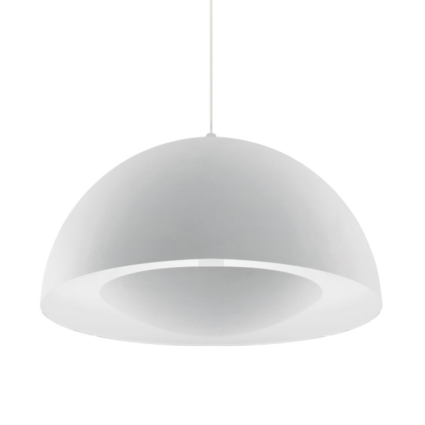 Cupo White Pendant by Kuzco