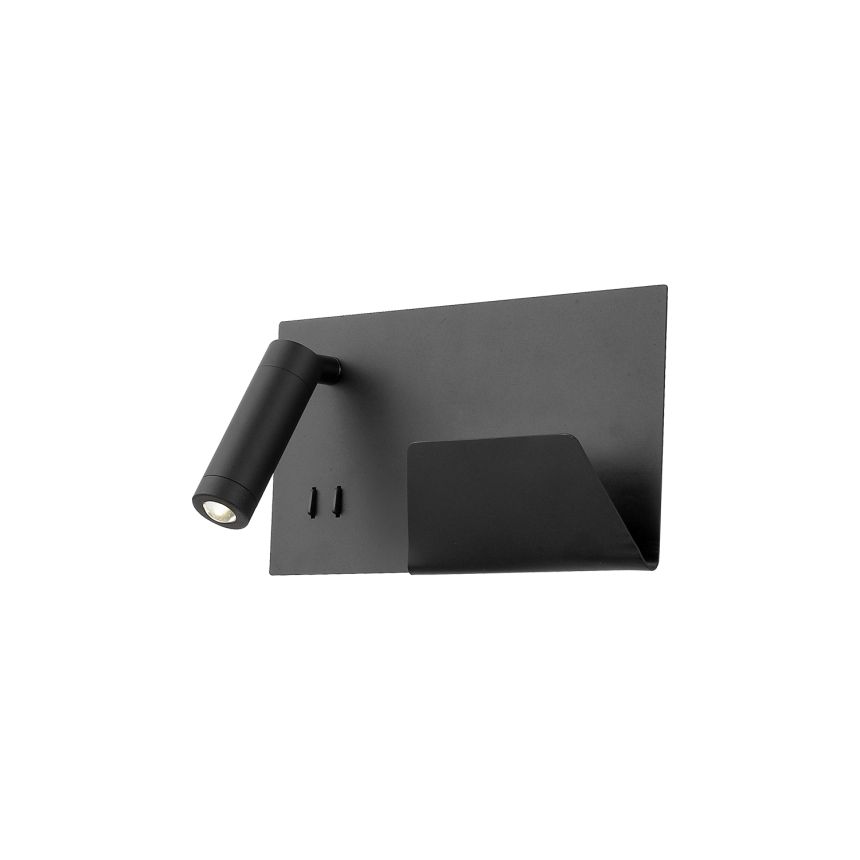 Dorchester Black Sconce by Kuzco