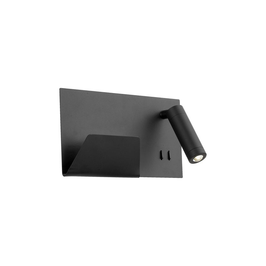 Dorchester Black Sconce by Kuzco