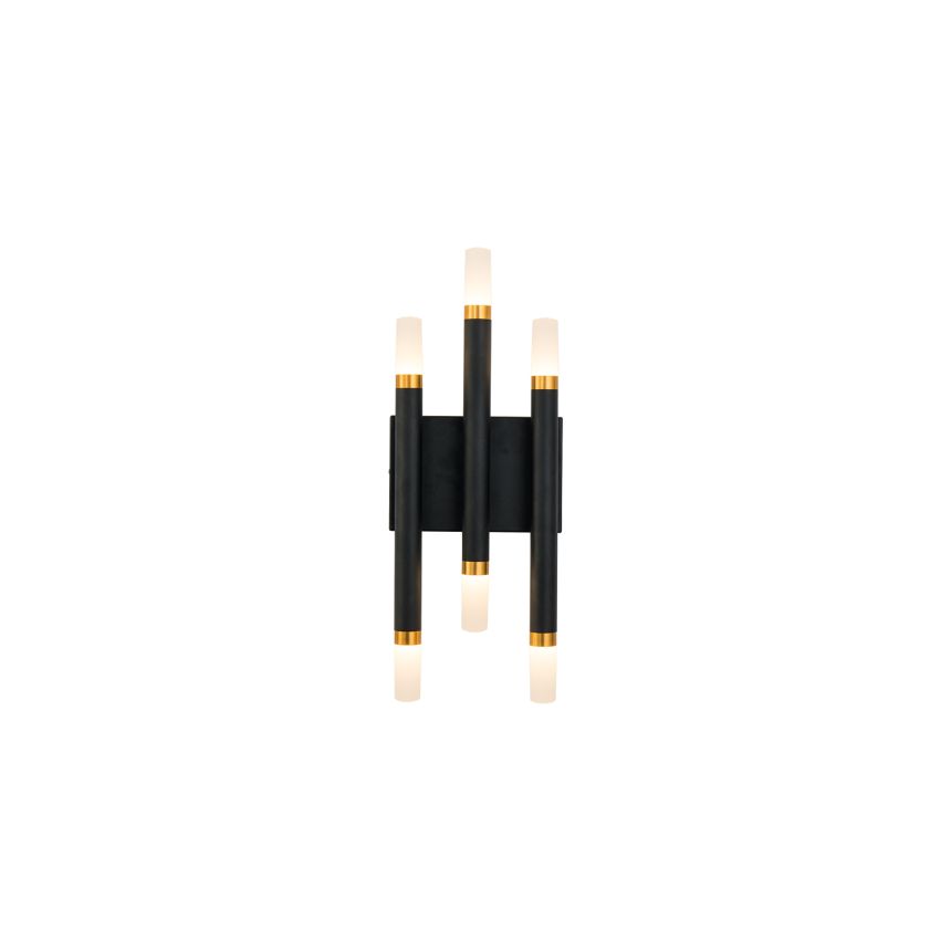 Draven Black Sconce by Kuzco