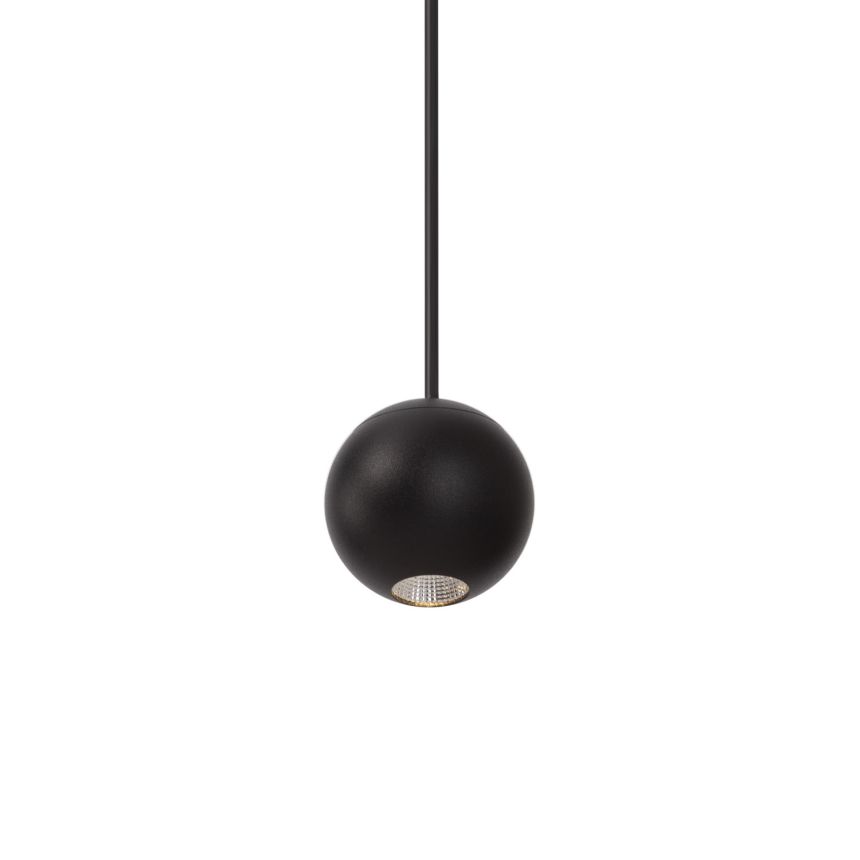 Exo Black Pendant by Kuzco