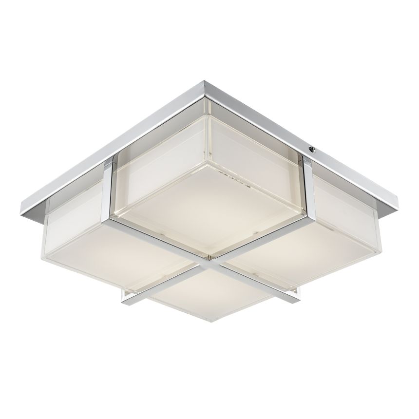 Fendi Chrome Flush Mount by Kuzco