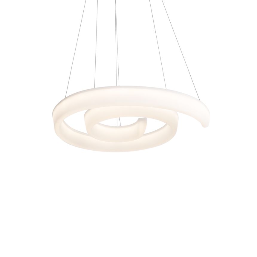 Fleur White Chandelier by Kuzco