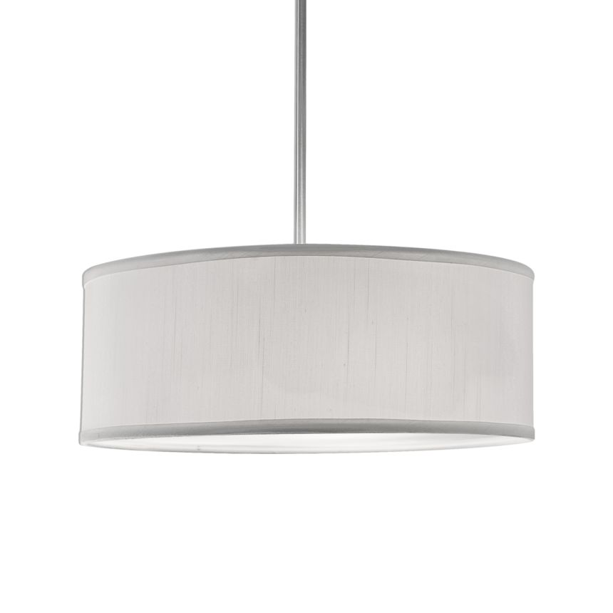 Gregory Brushed Nickel Pendant by Kuzco