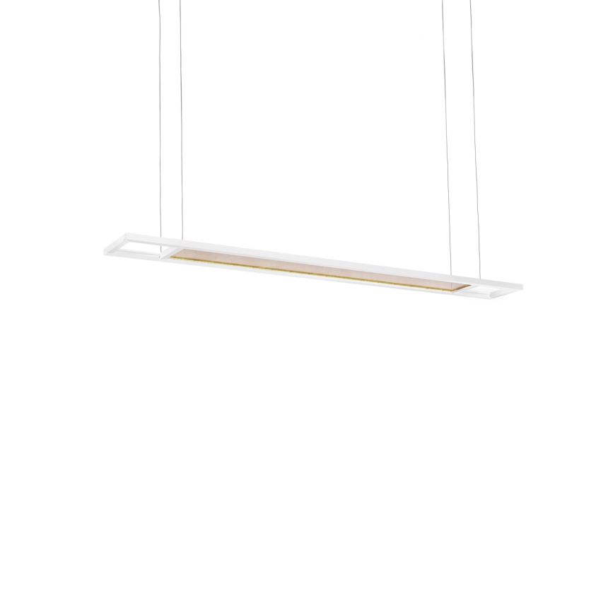 Grid White Pendant by Kuzco
