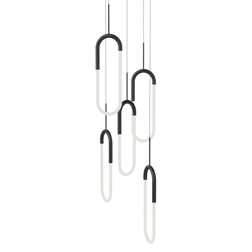 Huron Black Pendant by Kuzco