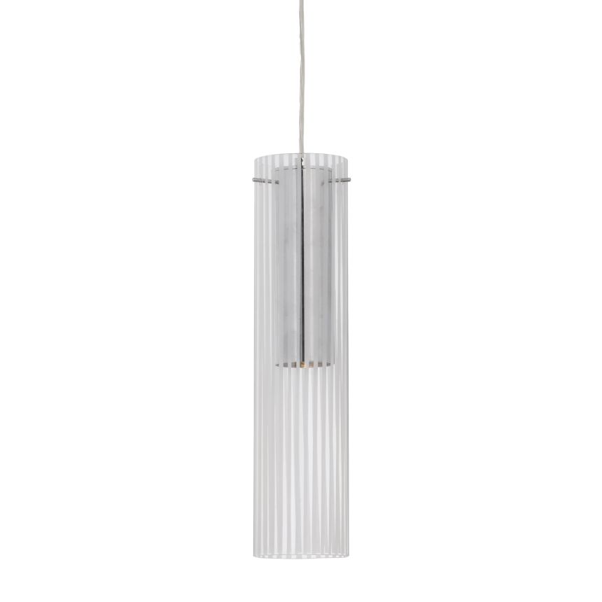 Lineum Chrome Pendant by Kuzco