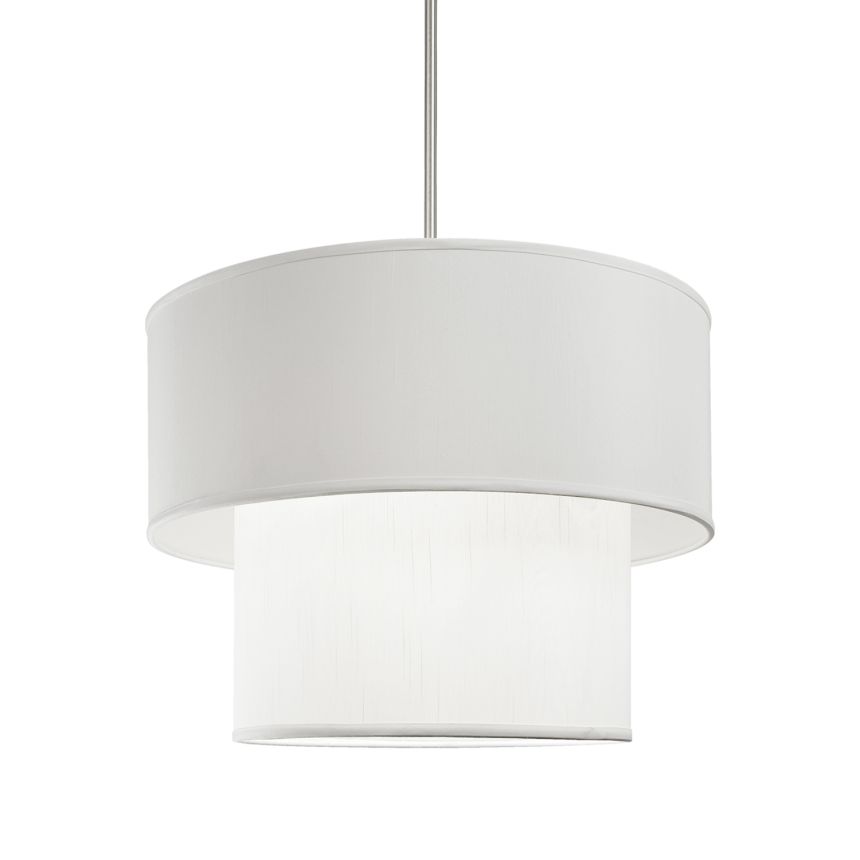 Maud Brushed Nickel Pendant by Kuzco