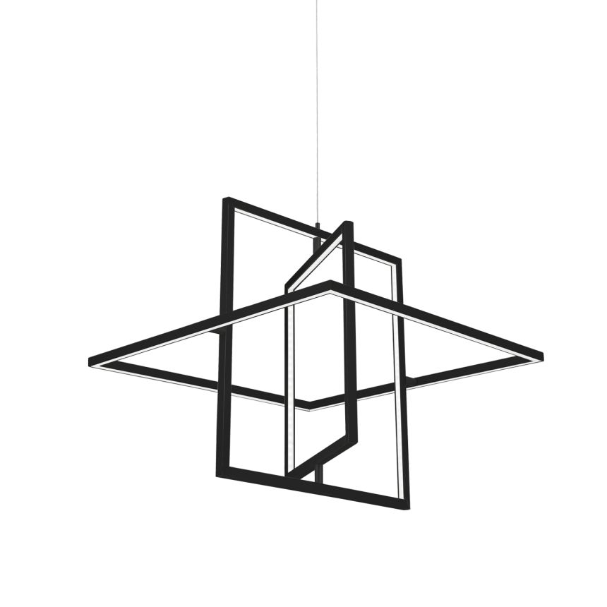 Mondrian Black Pendant by Kuzco