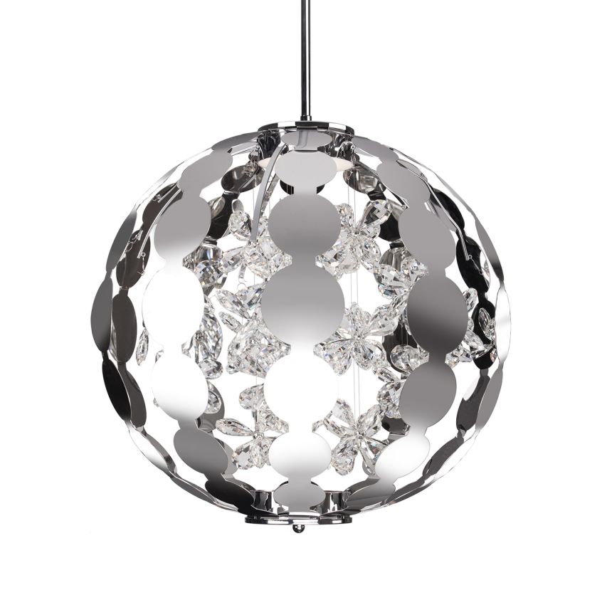 Navi Chrome Pendant by Kuzco