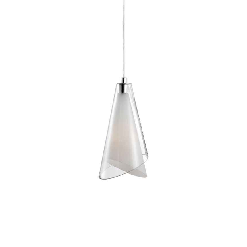 Palette Chrome Pendant by Kuzco