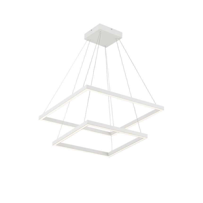 Piazza White Chandelier by Kuzco