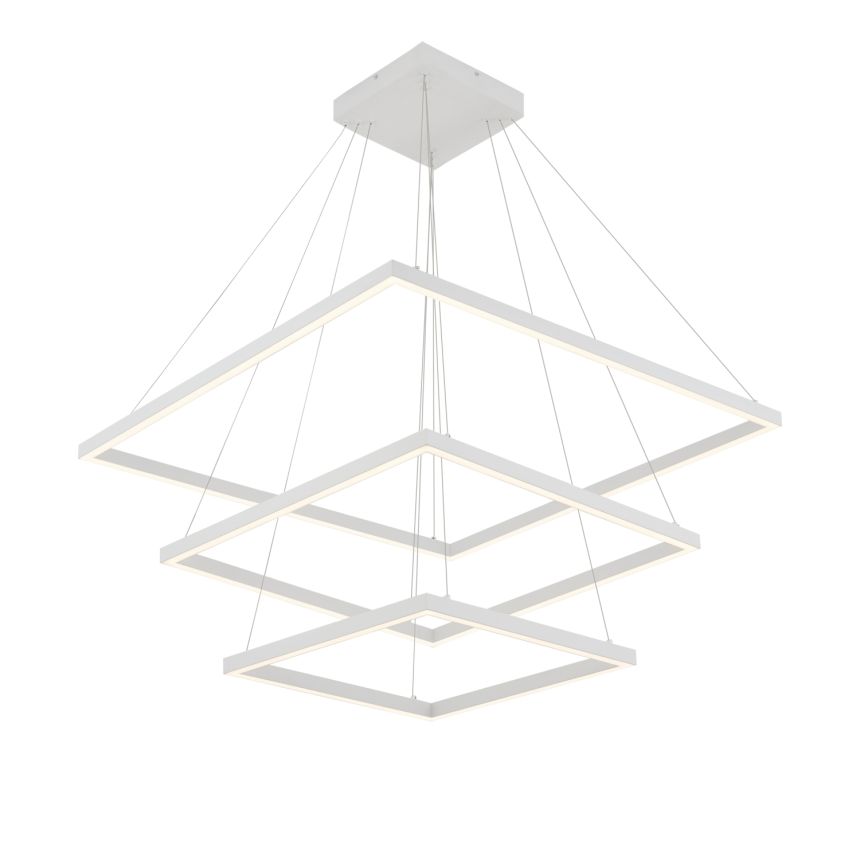 Piazza White Chandelier by Kuzco