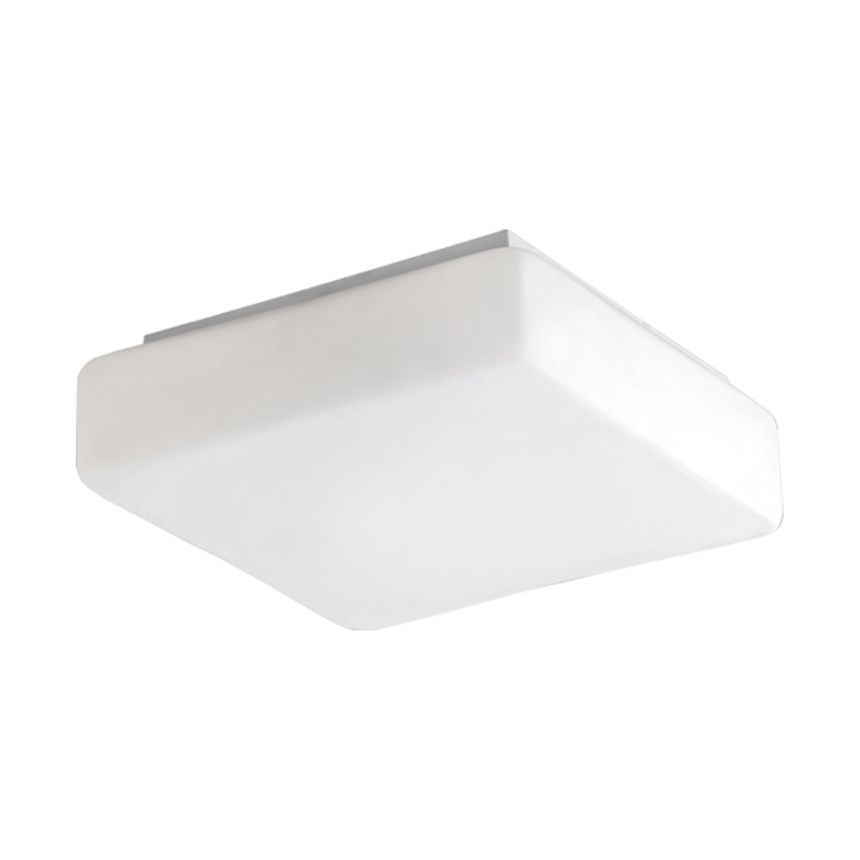 Quadra White Metal Flush Mount by Kuzco