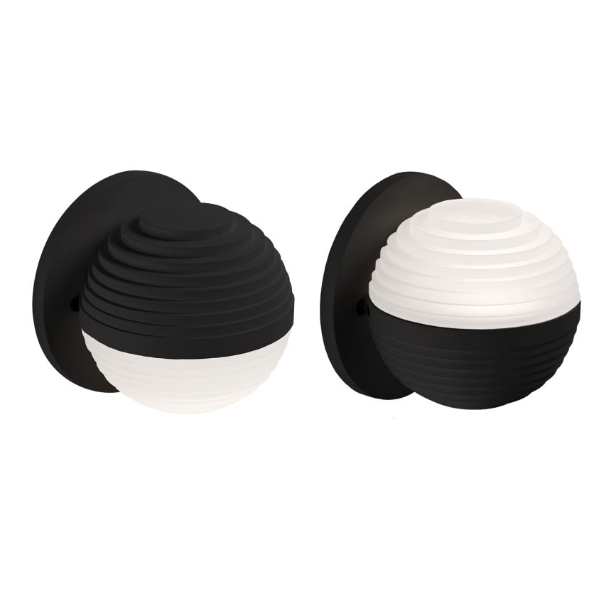 Supernova Black Sconce by Kuzco
