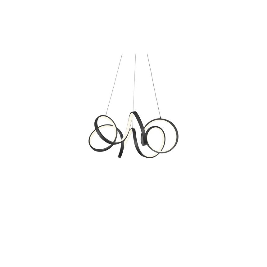 Synergy Black Chandelier by Kuzco