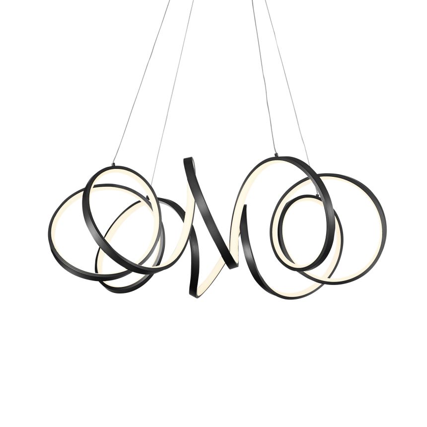 Synergy Black Chandelier by Kuzco