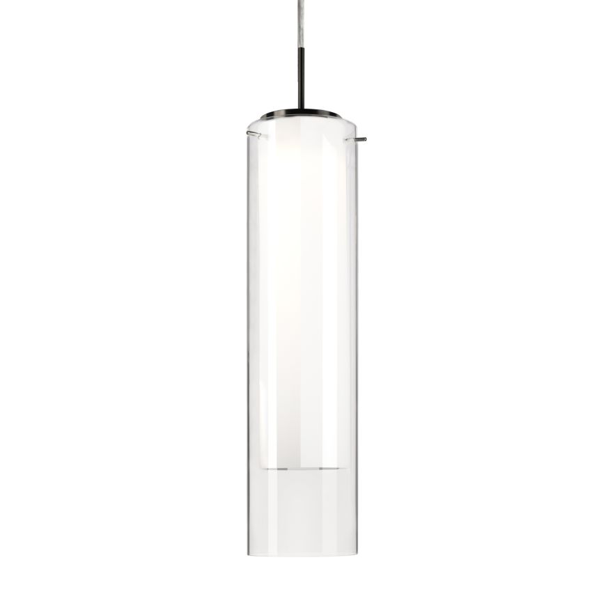 Verona Brushed Nickel Pendant by Kuzco