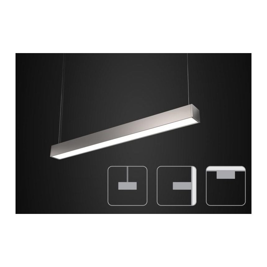 A Light D3 Accolade Suspended LED Fluorescent Fixture
