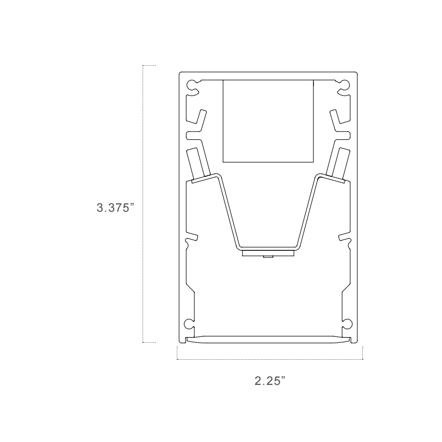 A Light ACL3 AccoLED Suspended LED Fixture