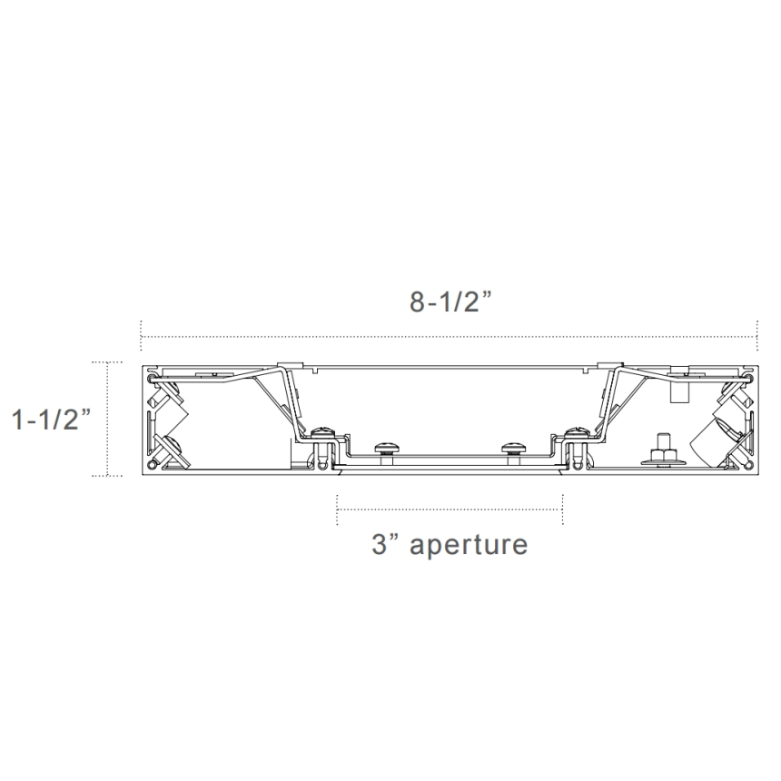 A Light M1 Alameda Wall Mount LED Fluorescent Fixture