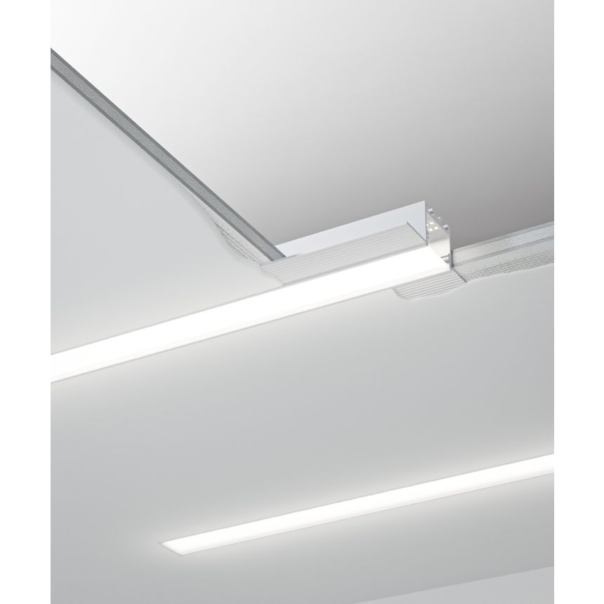 Alcon 12100-10-R Linear Recessed Downlight shown in a White finish