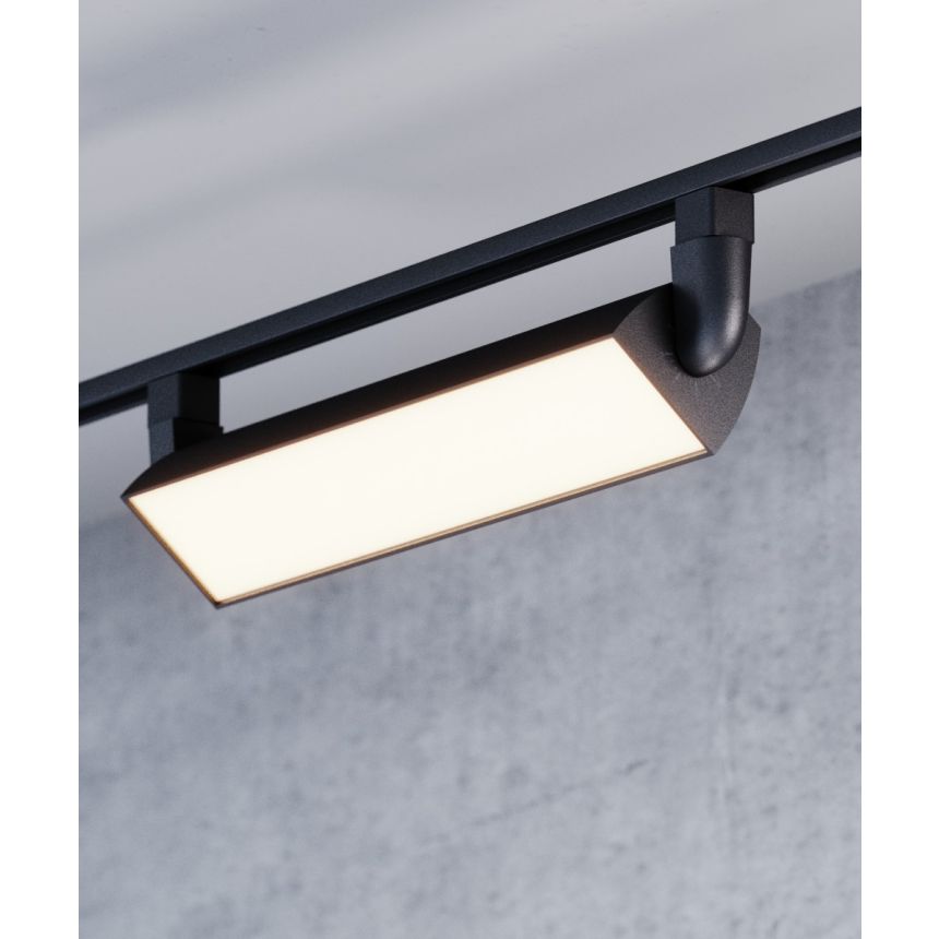 Alcon 13128-23 Black 23-Inch Architectural Wall Wash LED Track Light – 19.75" Length x 3.75" Width x 5" Height
