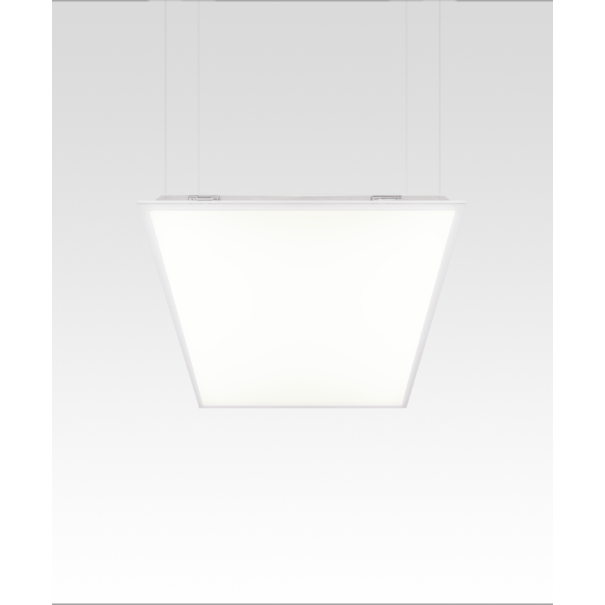 Low-Profile Suspended Flat Panel LED Light