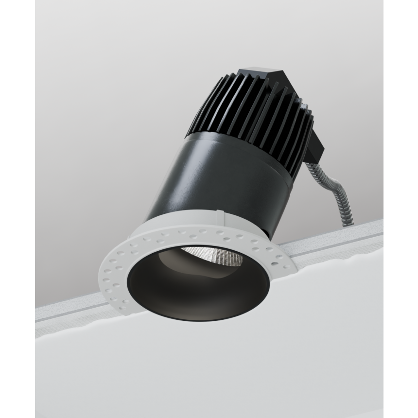 2.5-Inch Trimless Recessed 25º Tilt Adjustable LED Light