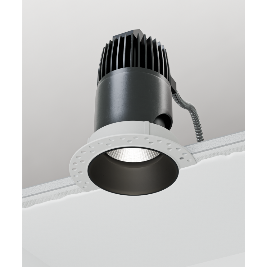 Alcon 14121-DIR Recessed Light shown in a Black finish