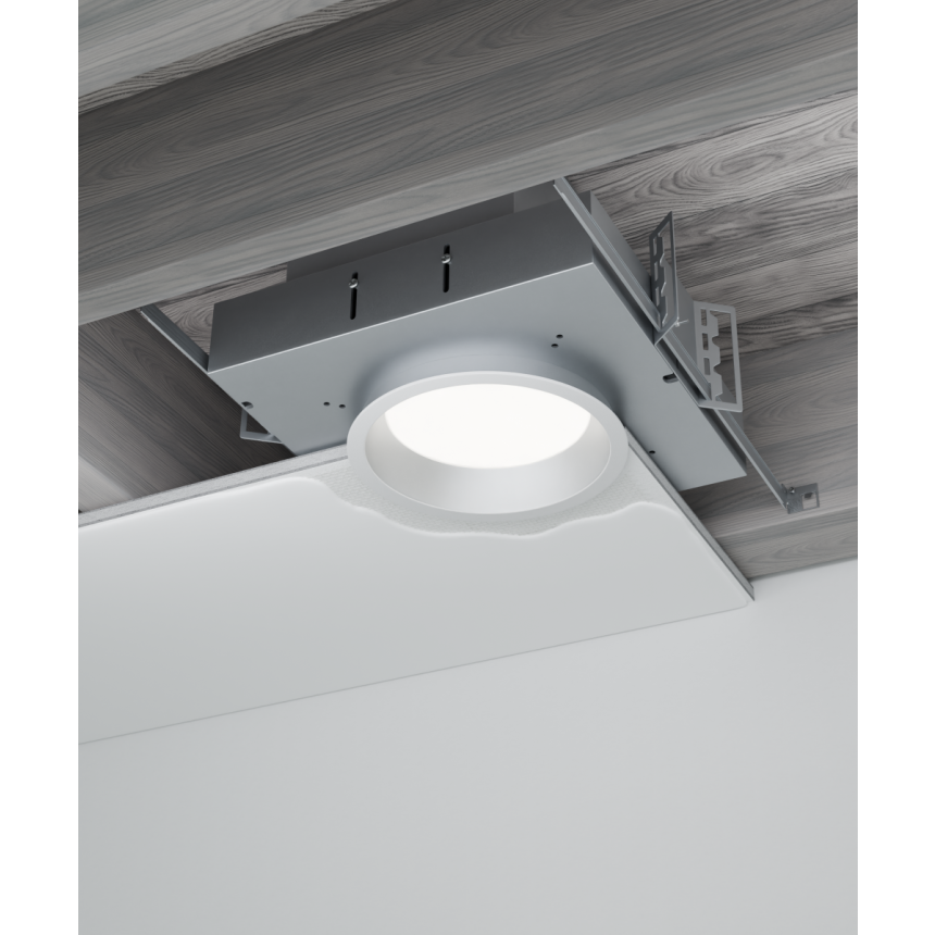 Alcon 14135-6-O MRI and Surgical Recessed Lensed LED Downlight shown in a White finish 