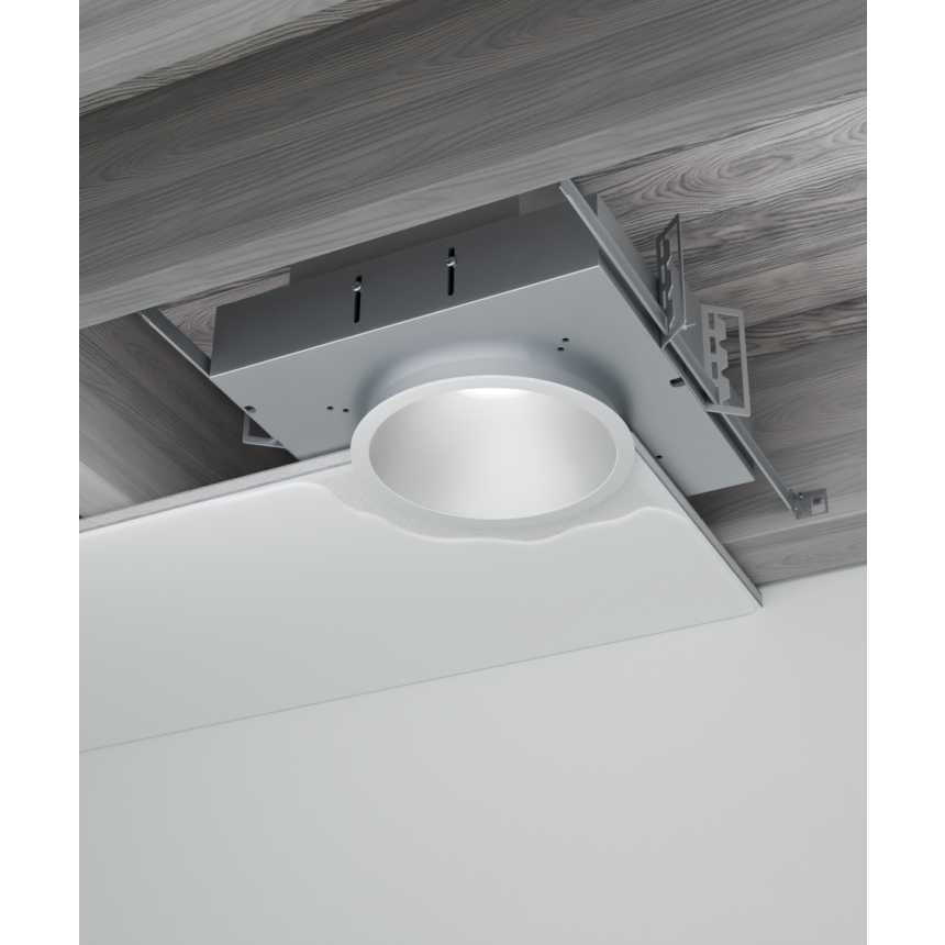 Alcon 14135-6-O MRI Recessed Open LED Downlight shown in a White finish