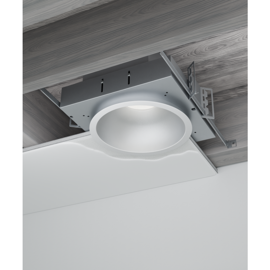 Alcon 14135-8-O MRI Recessed Open LED Downlight shown in a White finish 
