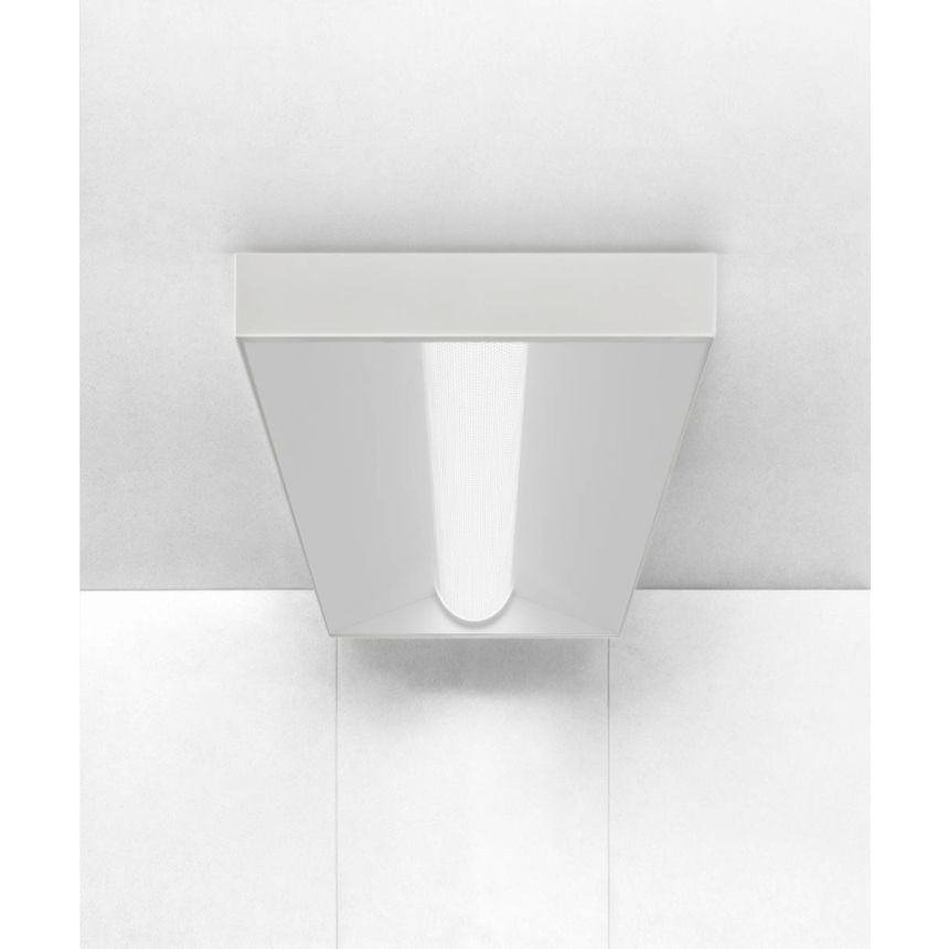 Alcon Lighting 24000-S LED Drop Panel surface light with a white finish.